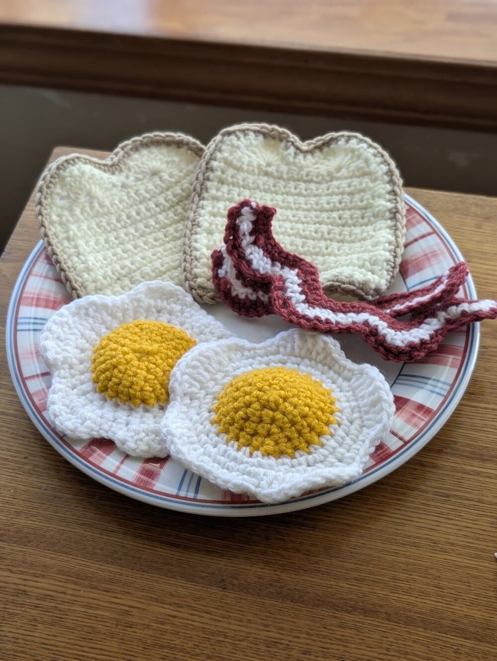 Crocheted American Breakfast